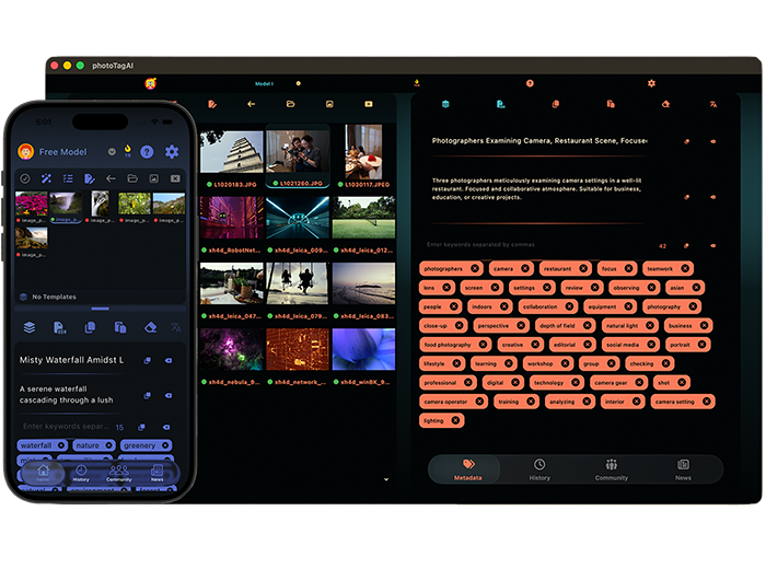 fotometa web metadata workspace